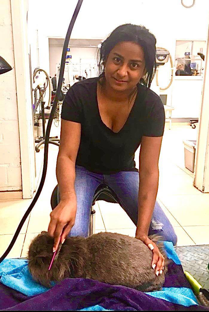 Chandha Janssen met kat 2